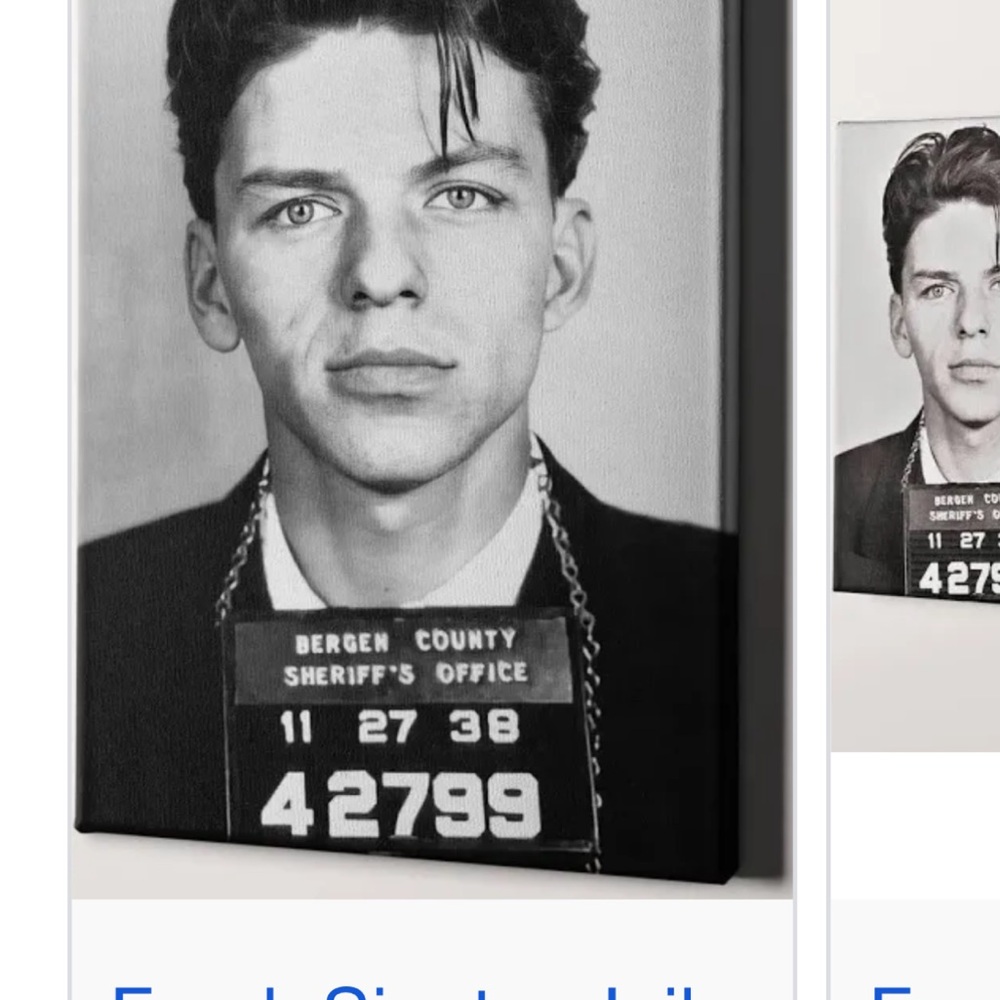 Frank Sinatra wall art